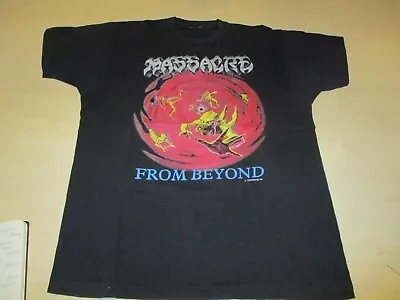 Buy MASSACRE From Beyond EARACHE 1991  Shirt Vintage Napalm Death  Morbid Angel • 185.81£