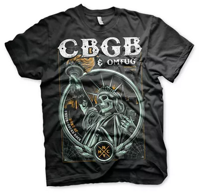 Buy CBGB & OMFUG Punk Rock New Wave Ramones Blondie Official Tee T-Shirt Mens • 19.27£