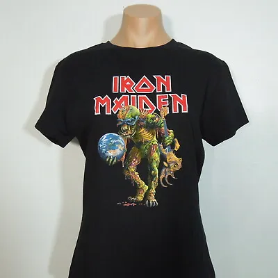Buy IRON MAIDEN The Final Frontier L LARGE T-Shirt Black GIRLY Band Logo • 24.20£