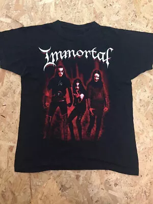 Buy Immortal Music Band For Fans Heavy Cotton Full Size Unisex Black Shirt AP284 • 17.73£