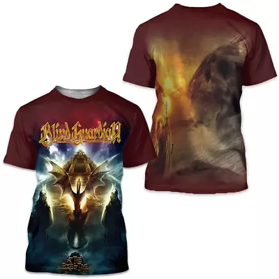 Buy Blind Guardian Music 3D Tshirt, At The Adge Of Time Tee, Music Band T Shirt S-5X • 25.20£