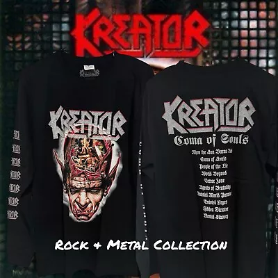 Buy Kreator Coma Of Souls  T Shirt New  Size XL Long Sleeve Sodom Tankard • 26.04£