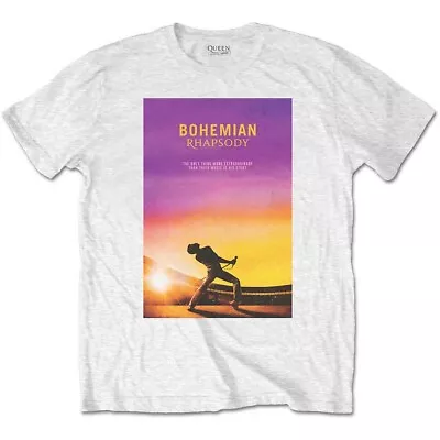 Buy Queen Freddie Mercury White Bohemian Rhapsody Official Tee T-Shirt Mens Unisex • 16.06£