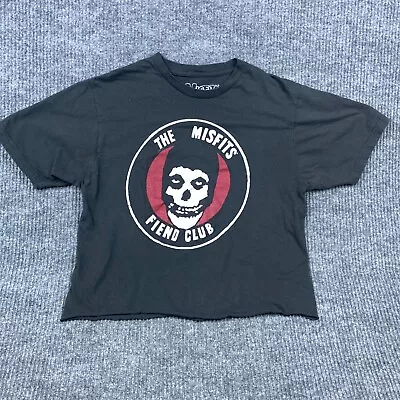 Buy The Misfits Fiend Club Women's Cropped T-Shirt Size L Rare Vintage • 25.20£