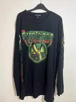 Buy Current Mood The Sissterss Cobra Green Snake Long-sleeve T-shirt Size Large • 14.99£