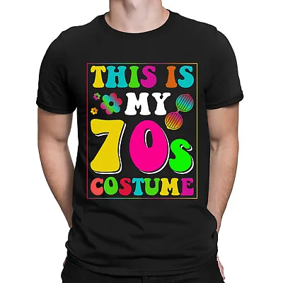 Buy This Is My 70s Costume Party Style Retro Vintage Mens Womens T-Shirts Top #DNE • 3.99£
