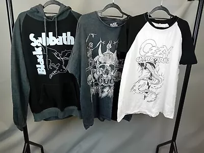 Buy Black Sabbath T-Shirt Size L Hoodie Size XXL & Ozzy Osbourne T-Shirt Size XXL • 39.99£