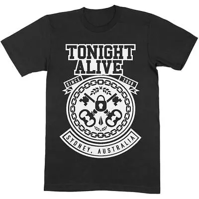 Buy Men's Tonight Alive TA Keys Slim Fit T-shirt X-Large Black • 26.18£