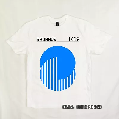 Buy Bauhaus 1919 Blue  Circles T-Shirt, Vintage Fine Art • 12£