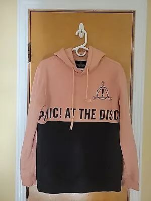 Buy Panic! At The Disco Hoodie Womens Medium Multicolor Graphic Drawstring Pullover • 16.33£