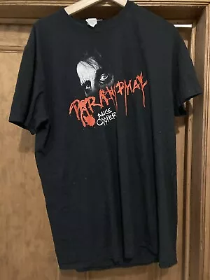 Buy Gildan XL Black Alice Cooper Paranormal Rock T-shirt • 19.24£