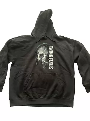 Buy Dying Fetus Hoodie Large Second Skin Cannibal Corpse Aborted Morbid Angel Slayer • 83.86£