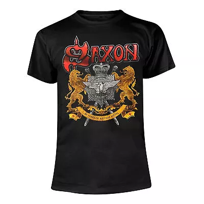 Buy Saxon Unisex Adult 40 Years T-Shirt PH1720 • 20.59£