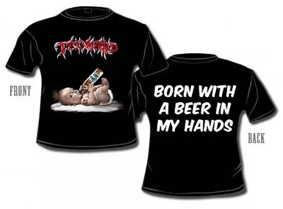 Buy TANKARD - Born With A Beer In My Hands T-Shirt  Plus Size XXXXXL  5XL  Übergöße  • 21.28£