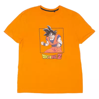 Buy DRAGON BALL Z Mens T-Shirt Orange M • 5.99£