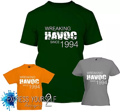 Buy WREAKING HAVOC 1994 - 30th Birthday T-Shirt (2024), Gift, Premium Quality • 9.99£
