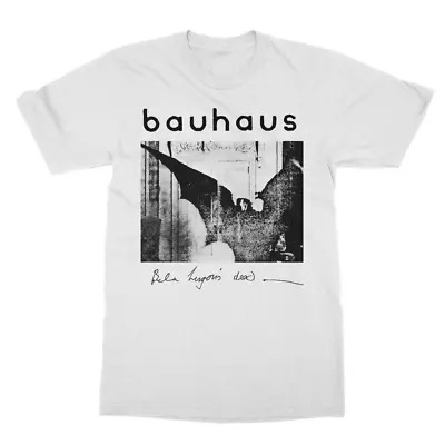 Buy Bauhaus Bela Lugosi Dead T-Shirt Short Sleeve Cotton White Men S To 5XL • 18.65£