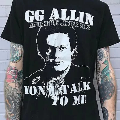 Buy GG Allin And The Jabbers Shirt Short Sleeve Black Unisex S-5XL NEW • 6.40£