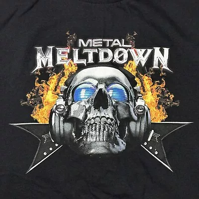 Buy METAL MELTDOWN Twisted Sister Skid Row Extreme 3XL XXXL Black Concert T-Shirt • 46.67£