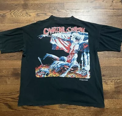 Buy Vintage Cannibal Corpse Tour Shirt 1993 • 582.46£