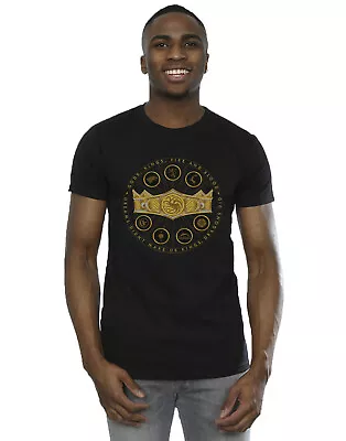 Buy Game Of Thrones: House Of The Dragon Men's Gods Kings Fire And Blood T-Shirt • 16.10£