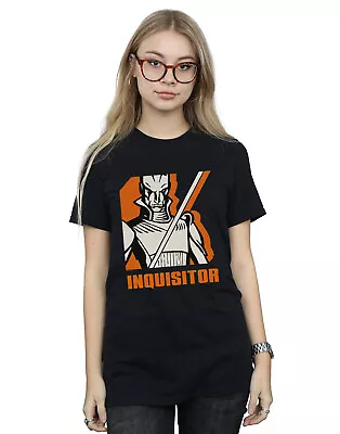 Buy Star Wars Women's Rebels Inquisitor Boyfriend Fit T-Shirt • 13.99£