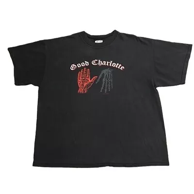 Buy Good Charlotte Band T-shirt Size XL Authentic 2005 Hand & Skelton Graphic RARE • 83.86£