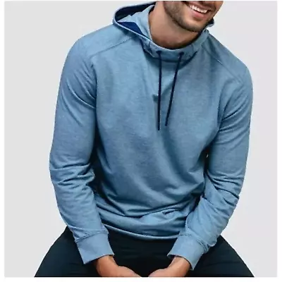 Buy Ministry Of Supply Unisex Fusion Terry For All Hoodie Sweatshirt Small Blue NWT • 37.34£
