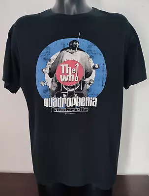 Buy The Who Quadrophenia Lambretta Round Neck Short Sleeve T Shirt 2014 XL Black GC! • 4.99£