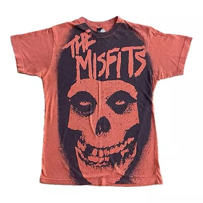Buy The Misfits Spray Paint Fiend Skull All Over Print Retro T-Shirt Size M. Y2K • 19.99£