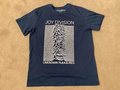 Buy Blue: Official Joy Division, “Unknown Pleasures” T-shirt ( L - 44” Chest ) • 11.50£