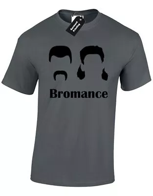 Buy Bromance Mens T Shirt  Amusing Cult Walking Dead Friends Rick Daryl Karl Top • 8.99£
