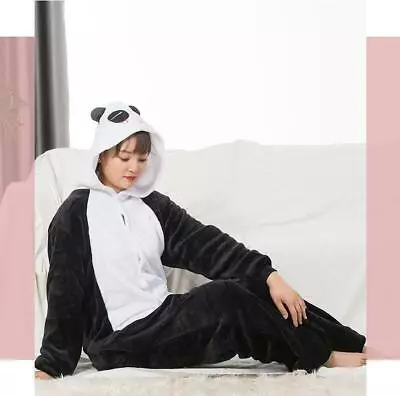 Buy Girls Boys Pyjamas 12Onesie Costume Anime Animal Cosplay Hoodie Soft PandaMJ • 6.84£