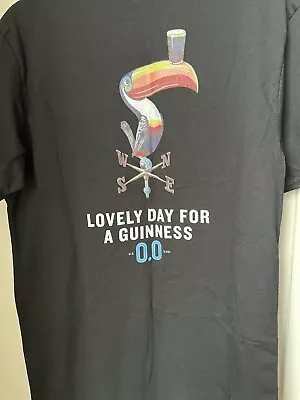 Buy Guinness Zero T-shirt Medium With Pelican Logo  • 15£