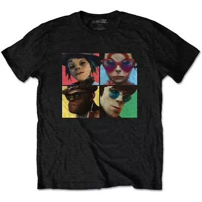 Buy Official Gorillaz Humanz Mens Black T Shirt Gorillaz Classic T Shirt Tee • 15£