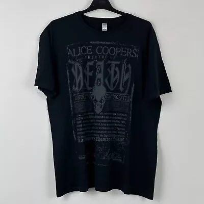 Buy Alice Cooper Theatre Of Death Rare Band T-Shirt L • 10£