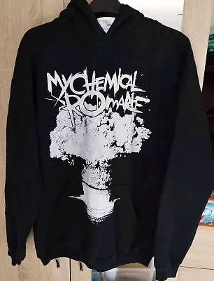Buy Vintage My Chemical Romance Nuclear Explosion Hoodie M Black Parade Y2K EMO • 55£
