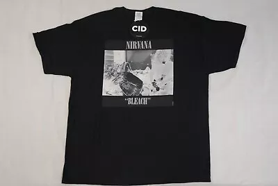 Buy Nirvana Bleach Album Cover Design Logo T Shirt New Official Band Kurt Cobain • 14.99£