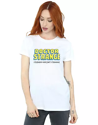 Buy Marvel Women's Doctor Strange AKA Stephen Vincent Strange Boyfriend Fit T-Shirt • 13.99£