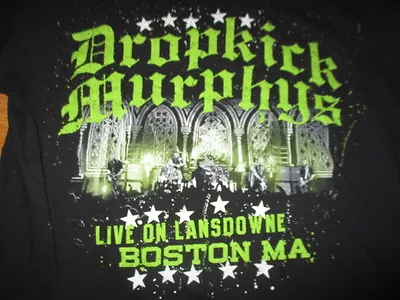 Buy DROPKICK MURPHYS  LIVE On LANSDOWNE - Boston MA  (MED) T-Shirt ST PATRICK'S DAY • 11.18£