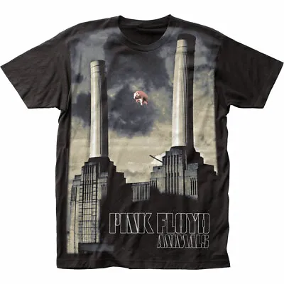 Buy Pink Floyd Animals T Shirt Mens Licensed Rock N Roll Retro Band Tee New Black • 17.64£