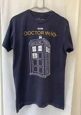Buy Official Doctor Who Tardis  T-Shirt - Size Medium (Pit To Pit Approx 19 Inches) • 5.99£