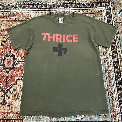 Buy Vintage Thrice The Artist In The Ambulance Fruit Of The Loom T-Shirt Large RARE • 139.26£