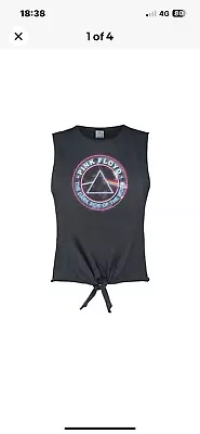 Buy Amplified Womens/Ladies Pink Floyd Sleeveless T-Shirt NS8294 M • 10£