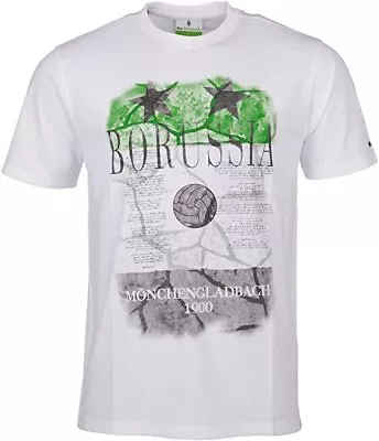 Buy BMG Borussia Mönchengladbach T-shirt White With Lyrics Size S - 4XL • 21.25£