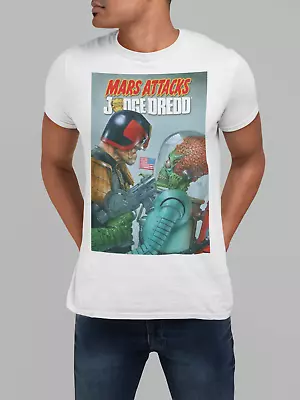 Buy Mars Attacks T-Shirt Aliens Gamer Tee Retro Movie TV Cartoon Film Funny Gift UK • 5.99£