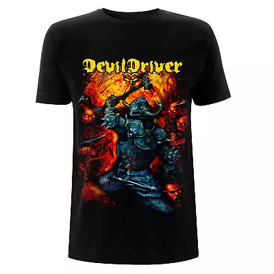 Buy Devildriver Warrior Black Official Tee T-Shirt Mens • 16.36£
