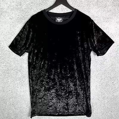 Buy Killstar T-Shirt Men's Medium Velvet Black Goth Emo Cemetery Gates Weirdos • 19.84£