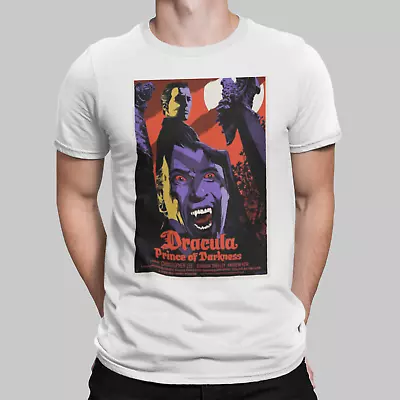 Buy Dracula Hammer Sci Fi Film Movie Mens Funny Horror Retro 80s T Shirt • 6.99£