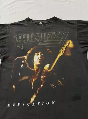 Buy Thin Lizzy Dedication 100% Cotton Black Unisex T-shirt S-5XL VM3836 • 15.07£